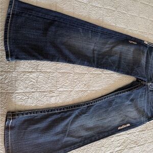 BKE Dark Blue Bootcut Kids Jeans